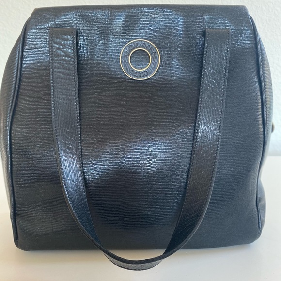 Authentic Celine Circle logo Shoulder Bag Black - Picture 8 of 12